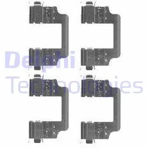 Land rover кол-т настановний пров. гальм. колодок discovery 04-, range rover DELPHI LX0455