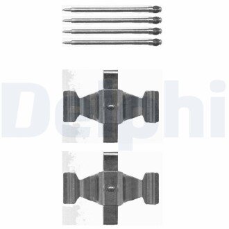 Комплектующие, колодки дискового тормоза DELPHI LX0464