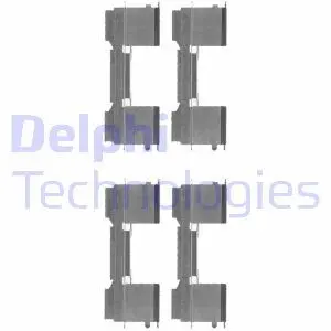 Комплектующие, колодки дискового тормоза DELPHI LX0478