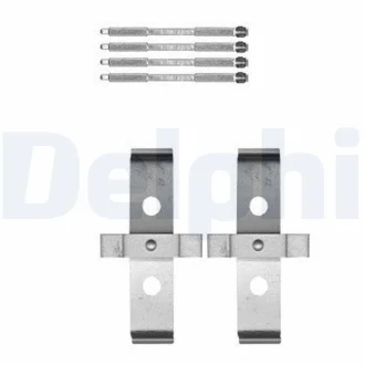 Монтажний набір гальмівних колодок передн land rover range rover iii, range rover sport i, subaru legacy iv 2.0-4.4 09.03-03.13 DELPHI LX0595
