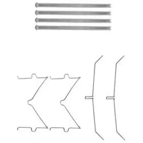 Комплектуючі, колодки дискового гальма DELPHI LX0627