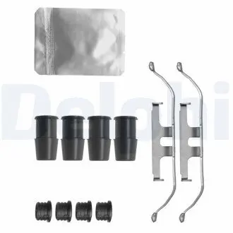 Комплектующие, колодки дискового тормоза DELPHI LX0635