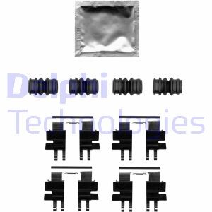 Комплектуючі, колодки дискового гальма DELPHI LX0695