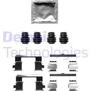 Комплект принадлежностей, накладка дискового тормоза DELPHI LX0697 (фото 1)