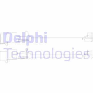 Датчик зносу задніх колодок DELPHI LZ0246