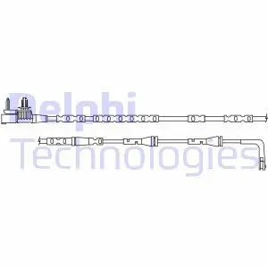 Датчик износа задних колодок DELPHI LZ0316