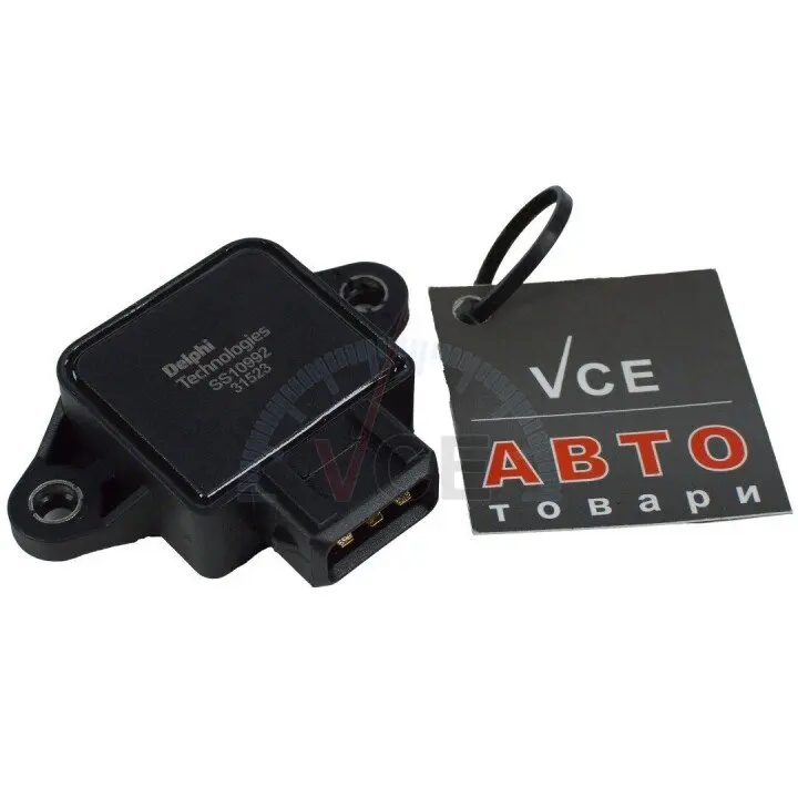 Фото 1 - Датчик, положение дроссельной заслонки DELPHI SS10992-12B1 Датчик, положение дроссельной заслонки DELPHI SS10992-12B1 (фото 1)