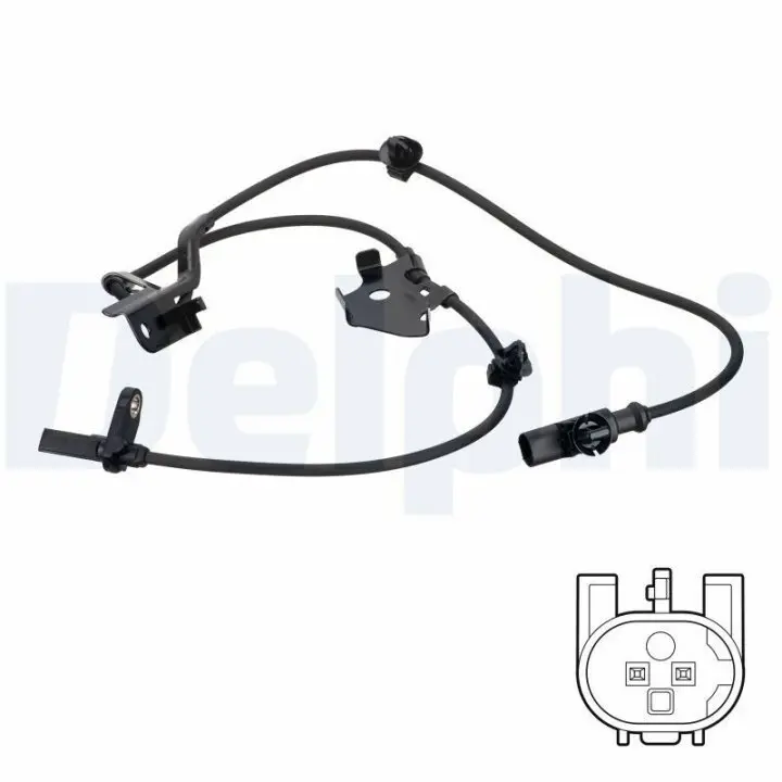 Фото 1 - Датчик абс передній лівий DELPHI SS20753 Датчик абс передній лівий DELPHI SS20753 (фото 1)