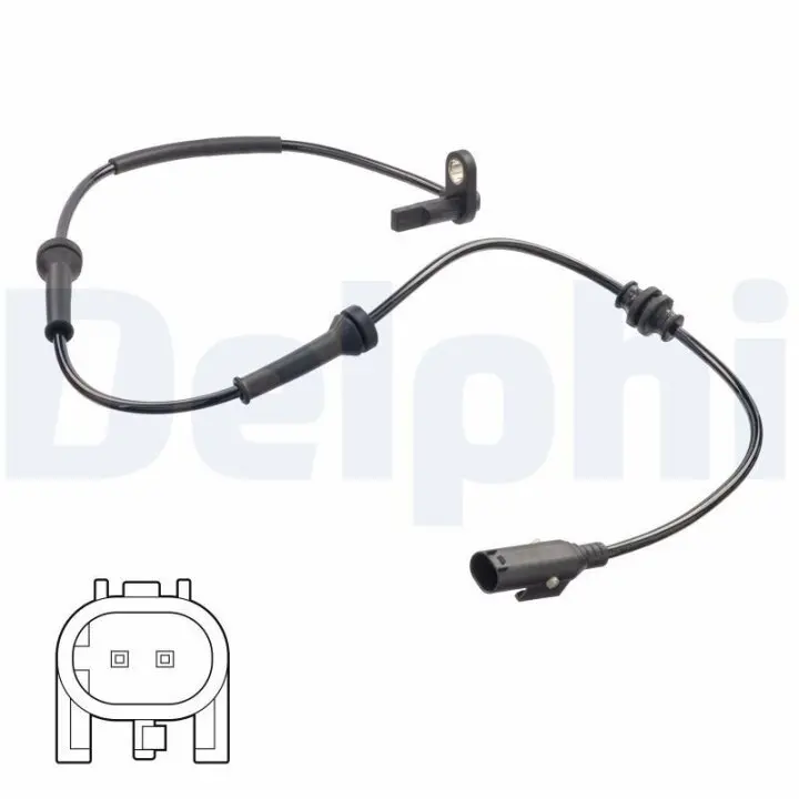 Фото 1 - Датчик абс передний л/п DELPHI SS20815 Датчик абс передний л/п DELPHI SS20815 (фото 1)