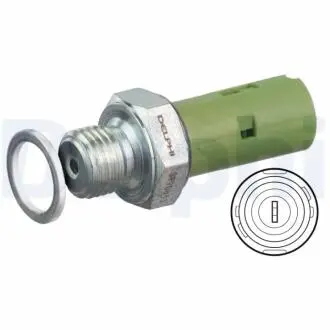 Датчик давления масла Renault Master/Trafic 1.9-2.0 dCi 00- (0.4 bar) (зеленый) DELPHI SW90051