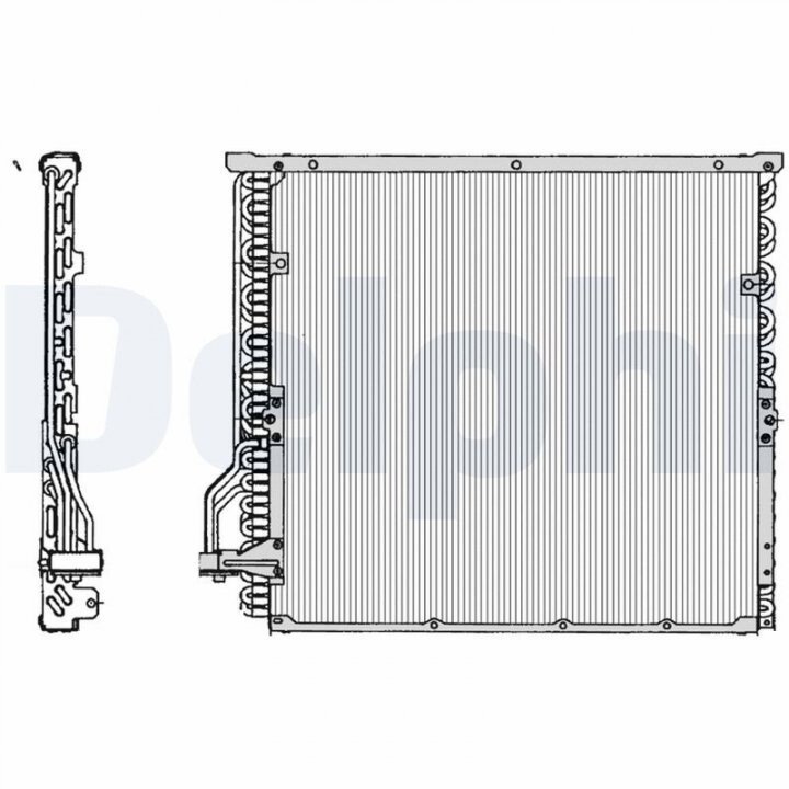 Радіатор кондиціонера bmw 3 e36 316 90- DELPHI TSP0225014 (фото 1)