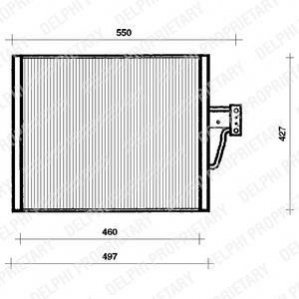 Радиатор воздуха DELPHI TSP0225018 (фото 1)