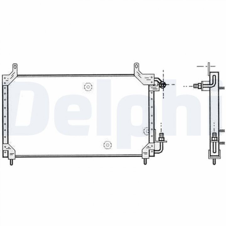 Daewoo радіатор кондиціонера nexia, espero 95- DELPHI TSP0225413 (фото 1)