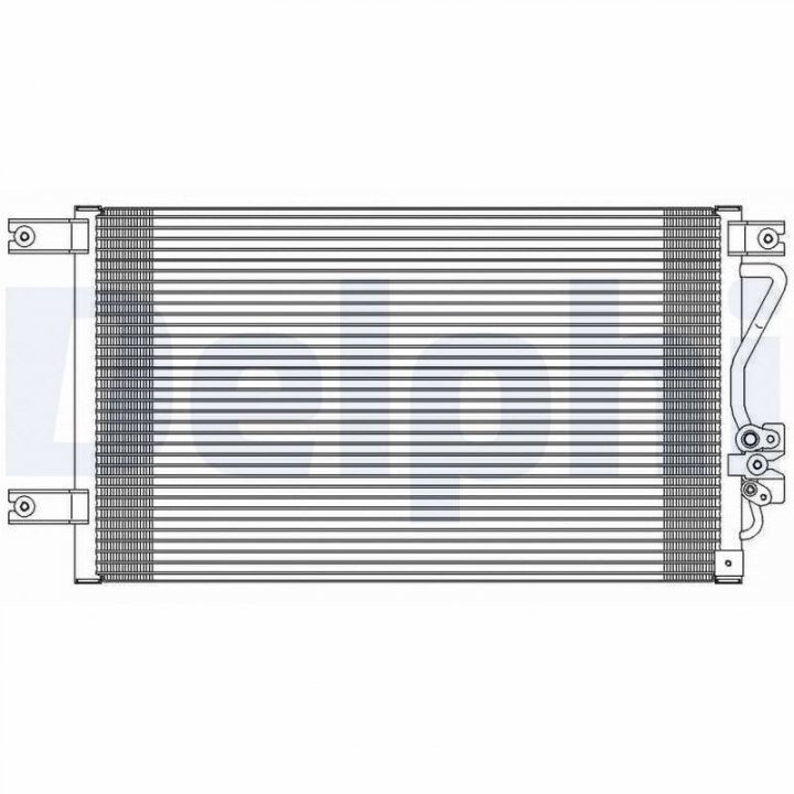 Повітряний радіатор mitsubishi pajero 98- DELPHI TSP0225613 (фото 1)