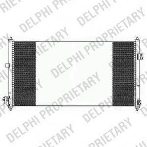 Радіатор кондиціонера nissan x-trail 2.0 01- DELPHI TSP0225615 (фото 1)