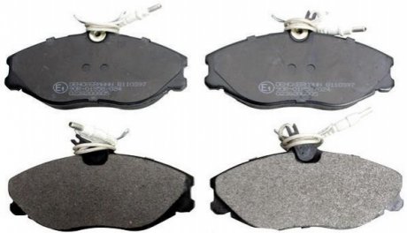 Комплект гальмівних колодок, дисковий гальмо DENCKERMANN B110597 (фото 1)