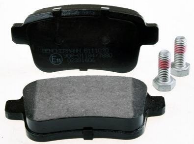 Комплект тормозных колодок, дисковый тормоз DENCKERMANN B111020 (фото 1)