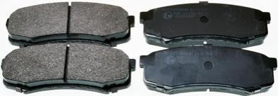 Комплект тормозных колодок, дисковый тормоз DENCKERMANN B111216 (фото 1)