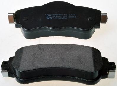 Комплект тормозных колодок, дисковый тормоз DENCKERMANN B111303 (фото 1)