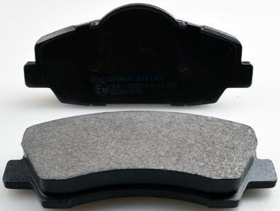 Комплект тормозных колодок, дисковый тормоз DENCKERMANN B111307 (фото 1)