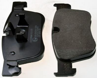 Комплект тормозных колодок, дисковый тормоз DENCKERMANN B111325 (фото 1)