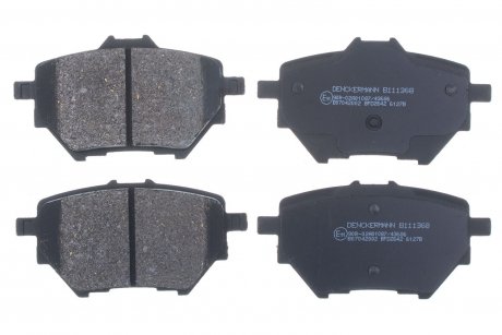 Комплектующие, колодки дискового тормоза DENCKERMANN B111368