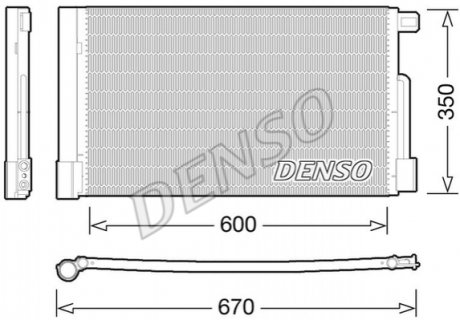 Конденсатор, кондиціонер DENSO DCN01004