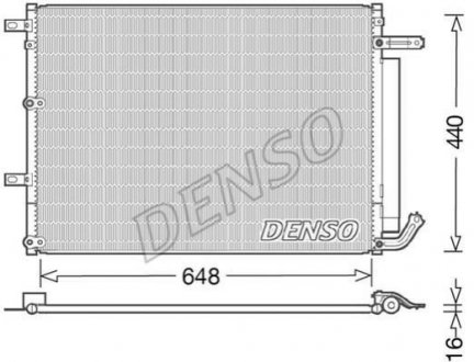 Конденсатор, кондиционер DENSO DCN06018