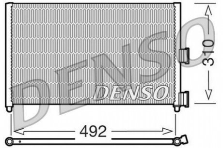 Конденсатор, кондиціонер DENSO DCN09071 (фото 1)