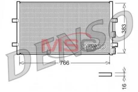 Конденсатор, кондиціонер DENSO DCN10009