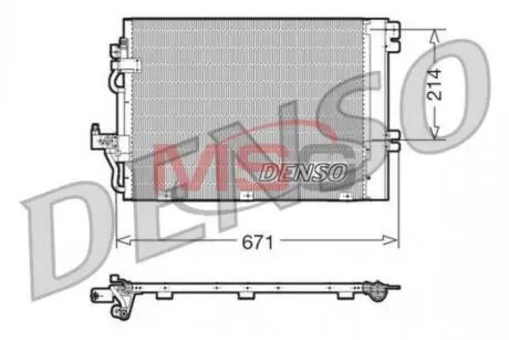 Конденсатор, кондиціонер DENSO DCN20009
