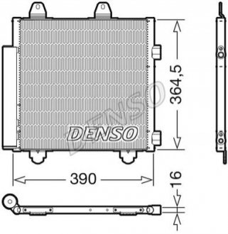 Конденсатор, кондиціонер DENSO DCN21033