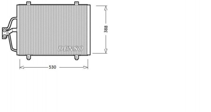 Конденсатор, кондиціонер DENSO DCN23003 (фото 1)