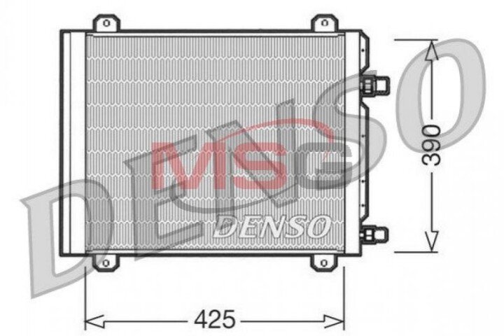 Радіатор кондиціонера DENSO DCN23004 (фото 1)