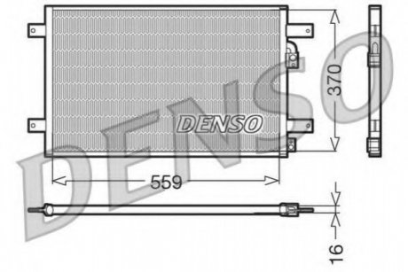 Конденсатор, кондиционер DENSO DCN32014