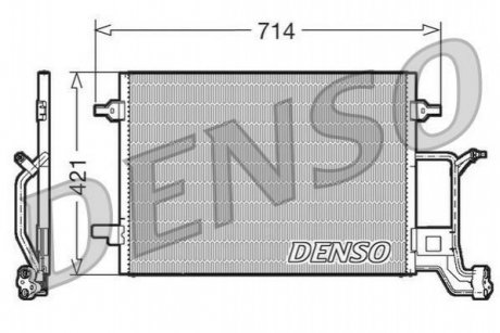 Конденсатор, кондиционер DENSO DCN32019 (фото 1)