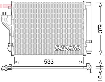 Конденсатор, кондиционер DENSO DCN41004