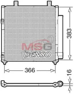 Конденсатор, кондиціонер DENSO DCN45007