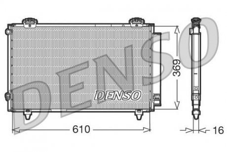 Радіатор кондиціонера DENSO DCN50008