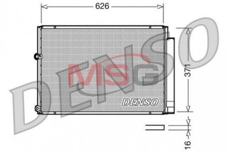 Конденсатор, кондиционер DENSO DCN50018