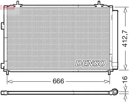 Конденсатор, кондиционер DENSO DCN50059