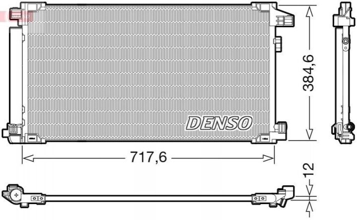 Радиатор кондиционера DENSO DCN50061 (фото 1)