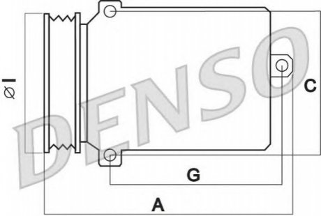 Компресор, кондиціонер DENSO DCP14012 (фото 1)