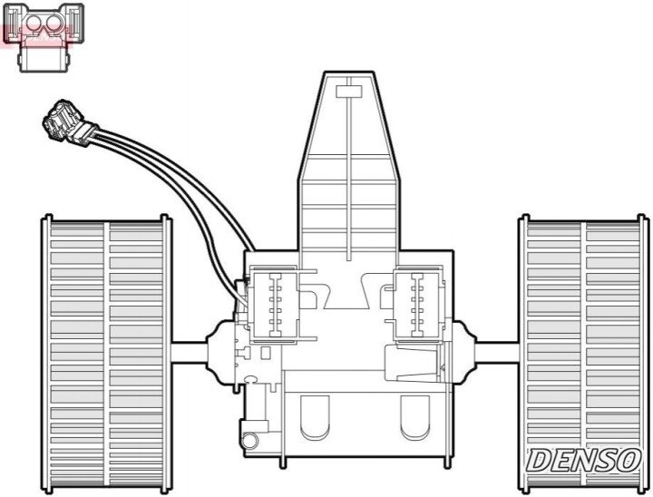 Вентилятор пічки DENSO DEA05009 (фото 1)