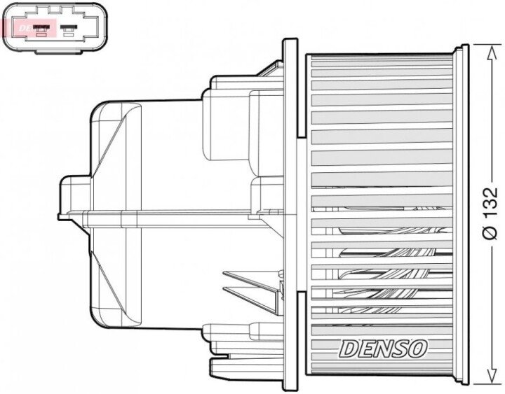 Вентилятор пічки DENSO DEA33002 (фото 1)