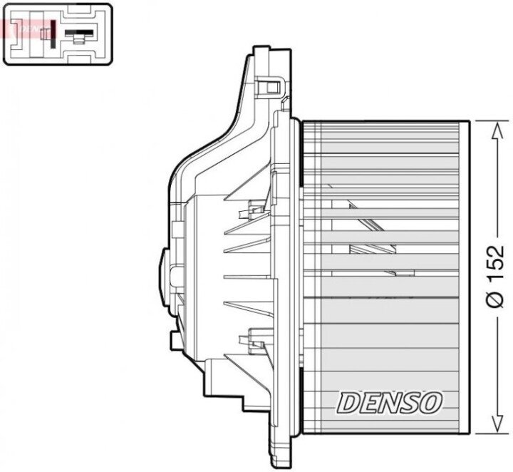 Вентилятор салона DENSO DEA41015 (фото 1)