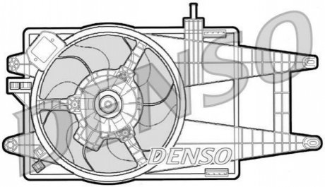 Вентилятор охлаждения двигателя DENSO DER09040 (фото 1)