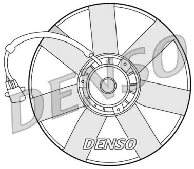 Вентилятор охлаждения двигателя DENSO DER32002