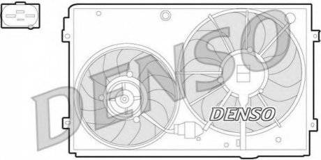 Вентилятор, охлаждение двигателя DENSO DER32011 (фото 1)