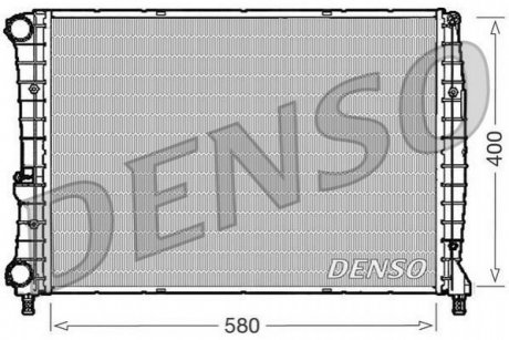 Радиатор двигателя alfa romeo DENSO DRM01002 (фото 1)